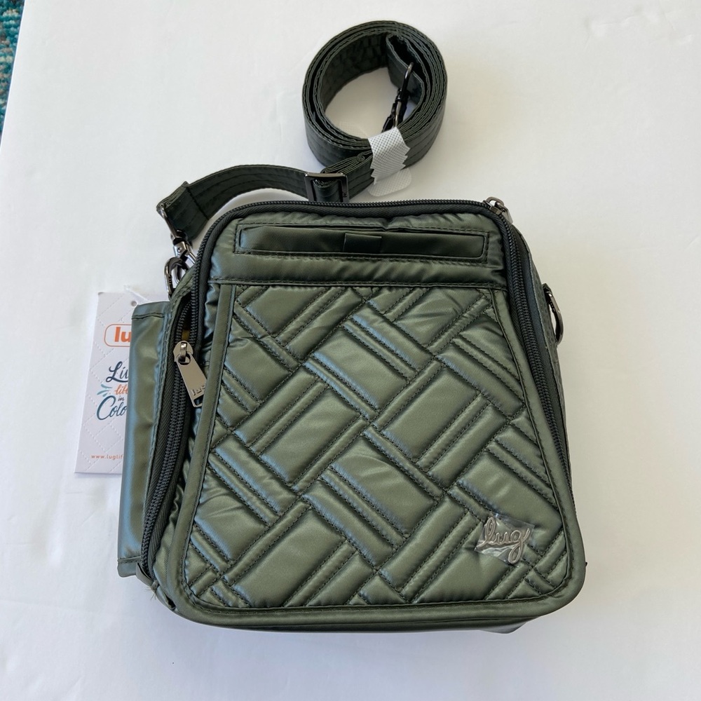 Lug Olive Green Flapper SE Crossbody Bag - NWT